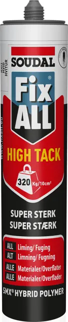 FUGEMASSE FIX ALL HIGH TACK 290 HVIT 