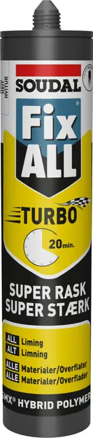 FUGEMASSE FIX ALL TURBO 290ML HVIT 