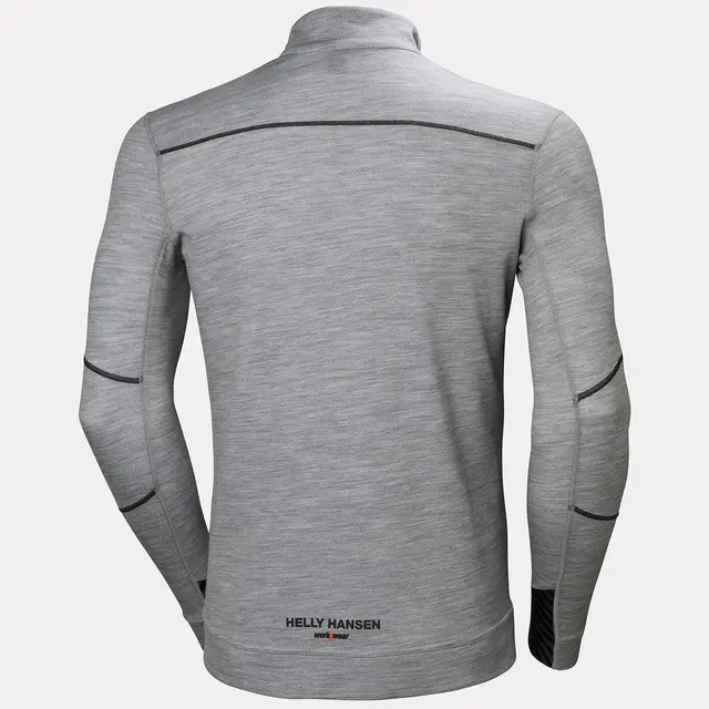 Undertøy trøye Lifa Merino Half Zip grå (3XL) 