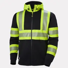 Hettejakke ICU Hi Vis Gul/Sort(XL)