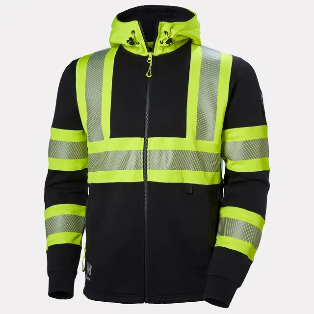 Hettejakke ICU Hi Vis Gul/Sort(XL) 