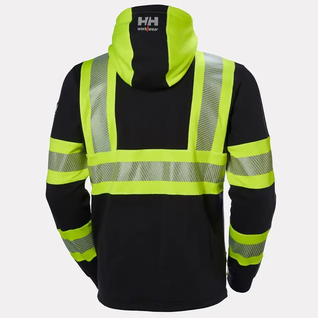 Hettejakke ICU Hi Vis Gul/Sort(XL) 