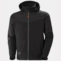 Jakke softshell Oxford Sort (M)