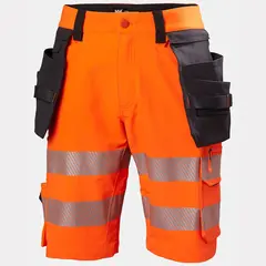 Shorts h&#229;ndverk ICU Hi Vis kl 1 Orange/Koksgr&#229; (C48)