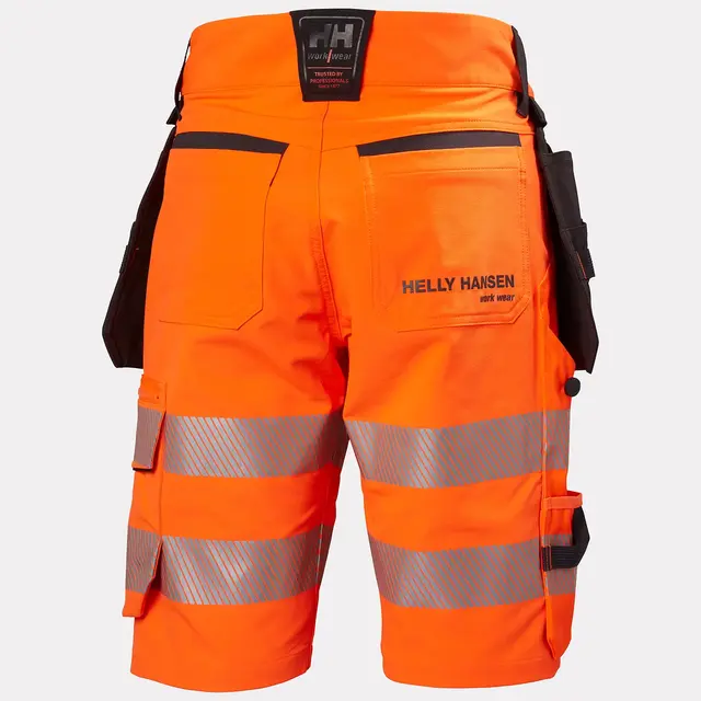 Shorts håndverk ICU Hi Vis kl 1 Orange/Koksgrå (C48) 