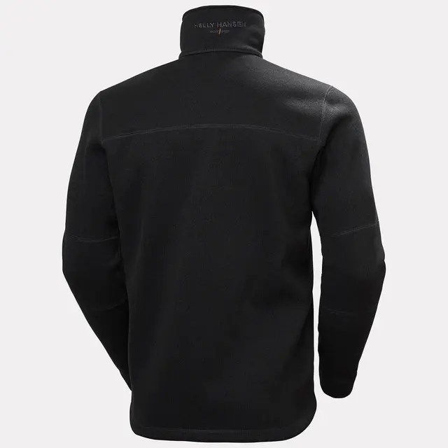 Jakke fleece strikket Kensington Sort (M) 