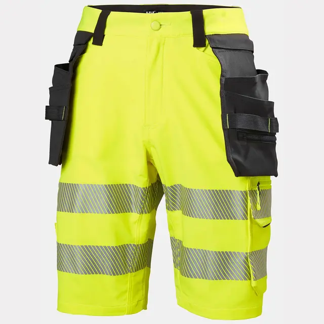 Shorts håndverk ICU Hi Vis kl 1 Gul/Koksgrå (C46) 