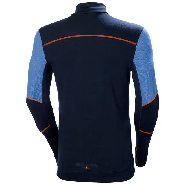 Undertøy trøye Lifa Merino Half Zip blå (M) 