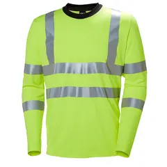 T-skjorte langermet Addvis Hi Vis Gul (2XL)