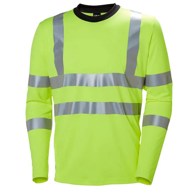 T-skjorte langermet Addvis Hi Vis Gul (2XL) 