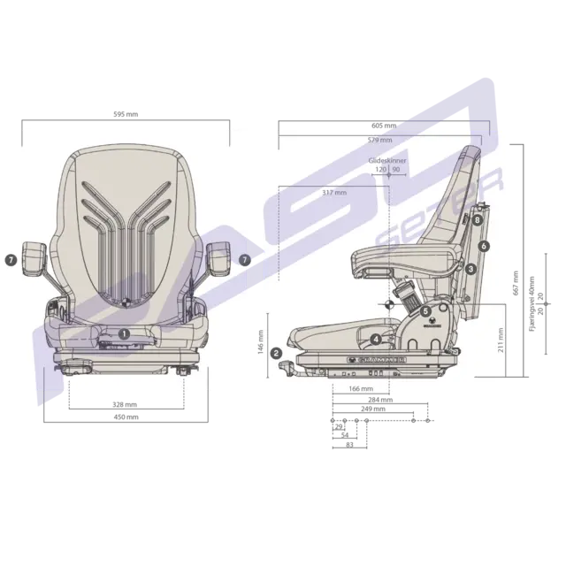 Sete Primo XXM PVC MSG65/522 PVC 