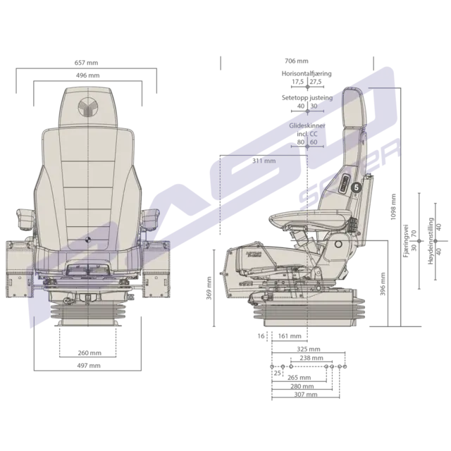 Sete Actimo Evolution Excavator 24V MSG95EL/722 