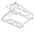 Festebrakett / plate multifunksjonsarml for FENDT