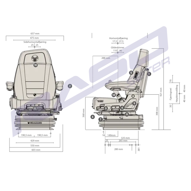 Sete Maximo XT Evolution Dynamic 12V MSG97EL/741 Dualmotion 122/510 ohm 